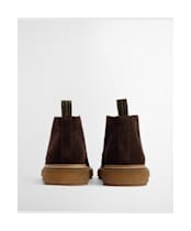 Men's Barbour Blaine Chukka Boots - Choc Suede