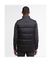 Men's Barbour Brampton Puffer Gilet - CHARCOAL/MIDNIGH
