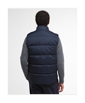 Men's Barbour Brampton Puffer Gilet - DARK NAVY/MIDNIG