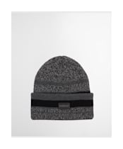 Men's Barbour International Boston Beanie And Scarf Gift Set - Black / Grey