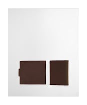 Men's Barbour Padbury Leather Gift Set - Brown