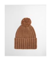 Men's Barbour Kelson Pom Beanie Hat - Sandstone