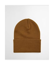 Men's Barbour Harton Beanie Hat - Bronze Brown