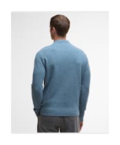 Men's Barbour Grangetown Crew Neck Sweater - Bluestone