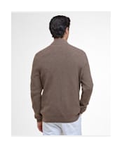 Men's Barbour International Crawley Funnel Neck Jumper - Brindle