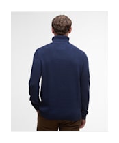 Men's Barbour Kelp Roll Neck Jumper - Navy