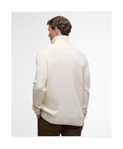 Men's Barbour Kelp Roll Neck Jumper - Whisper White