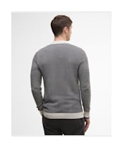 Men's Barbour Decton Knitted Polo Shirt - Mist