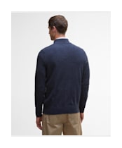 Men's Barbour Waterbury Half Zip Sweater - Navy