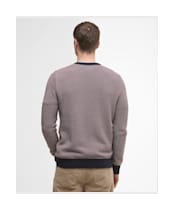 Men's Barbour Wells Crew Neck Sweater - Navy