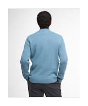 Men's Barbour Covent Crew Neck Jumper - Bluestone