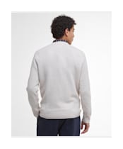 Men's Barbour Covent Crew Neck Jumper - Mist Marl