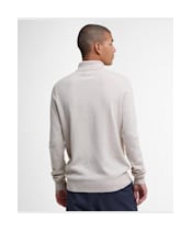 Men's Barbour Hector Roll Neck Jumper - Mist Marl
