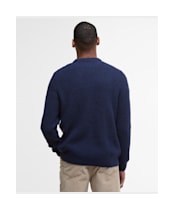 Men's Barbour Cleveland Crew Neck Sweater - Navy