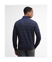 Men's Barbour Dartfield Half Zip Knitted Jumper - Navy