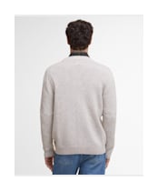 Men's Barbour Mainland Knitted Cardigan - Mist