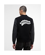 Men's Barbour International Hutchy Half Zip Sweater - Black