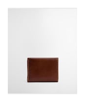 Men's Barbour Bywell Leather Bi Fold Wallet - Heritage Brown