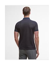 Men's Barbour Sports Polo Mix Shirt - Dark Oak
