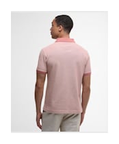 Men's Barbour Sports Polo Mix Shirt - Earth Pink