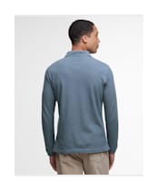 Men’s Barbour L/S Sports Polo Shirt - Bluestone