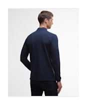 Men’s Barbour L/S Sports Polo Shirt - NAVY/WINTERBERRY