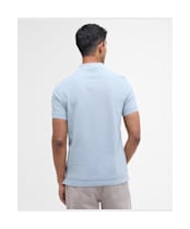 Men’s Barbour Blaine Polo Shirt - Mineral Blue