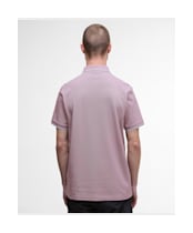 Men's Barbour International Evan Tipped Polo Shirt - Elderberry