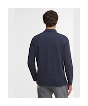 Men's Barbour Blaine Tailored Long Sleeve Polo Shirt - Navy