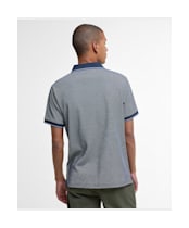 Men's Barbour Hanswell Tailored Polo Shirt - Navy