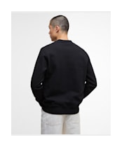 Men's Barbour International Wall Crew Sweatshirt - Black