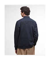 Men's Barbour Cragwell Relaxed Half Zip Sweatshirt - Dark Navy
