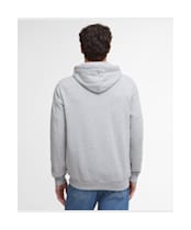 Men's Barbour Beckhill Over The Head Hoodie - Grey Marl