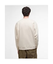 Men's Barbour Leazes Crew Neck Sweatshirt - Ecru