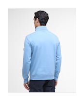 Men's Barbour International Ilford Interlock Funnel Neck Sweatshirt - Cool Blue