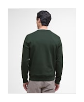 Men's Barbour International Ilford Interlock Crew Neck Sweatshirt - Sage