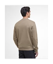 Men's Barbour International Ilford Interlock Crew Neck Sweatshirt - Brindle