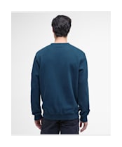 Men's Barbour International Grip Crew Neck Sweatshirt - Shaded Emerald