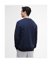 Men's Barbour International Grip Crew Neck Sweatshirt - Navy