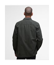 Men's Barbour Washed Overshirt - Forest