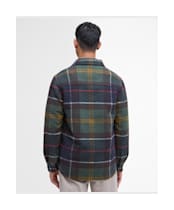 Men's Barbour Chapter Tailored Check Overshirt - Classic Tartan