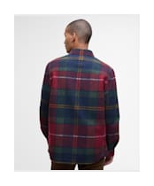 Men's Barbour Chapter Tailored Check Overshirt - Winterberry Tartan