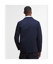 Men's Barbour Bayview Herringbone Overshirt - Navy