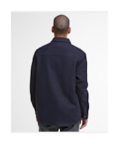Men's Barbour Marlow Tailored Wool Blend Overshirt - Navy Marl