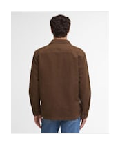 Men's Barbour Regular Moleskin Overshirt - Dark Sand