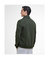 Men's Barbour International Collins Baffle Quilted Sweatshirt - Sage