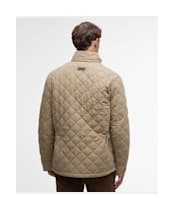 Men's Barbour Shoveler Quilted Jacket - Military Brown