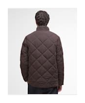 Men's Barbour Winter Chelsea Quilted Jacket - Black Oak / Midnight