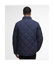 Men's Barbour Winter Chelsea Quilted Jacket - Dark Navy / Midnight