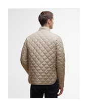 Men's Barbour Lowerdale Quilted Jacket - WASHED STONE/CLA